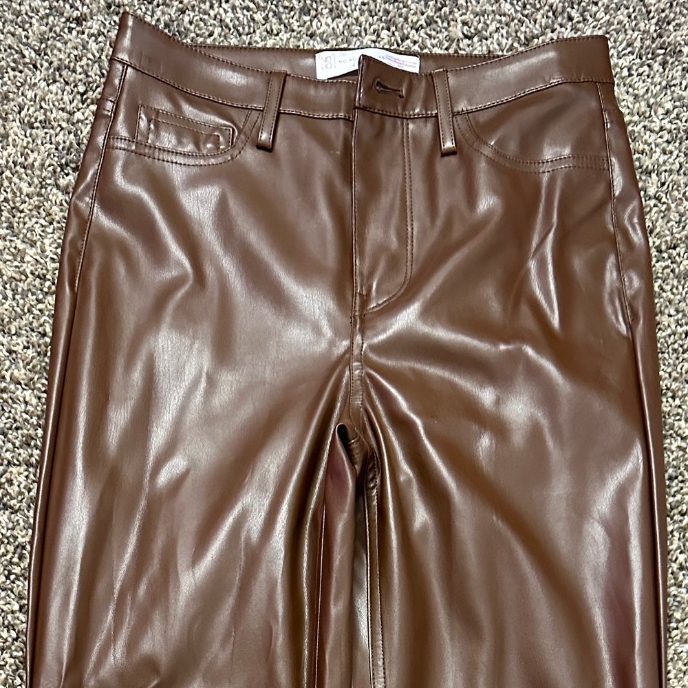 Brown Leather Pants